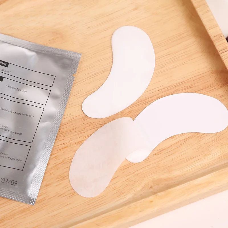 50/25 Pieces Eyelash Pad Gel Hydrogel Eye Patch Grafting Under Eye Paper Sticker Fox Wraps Eyelash Extension Makeup Tools