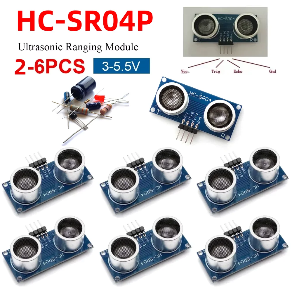 초음파 센서 HC-SR04 HCSR04 to world 초음파 파 감지기 거리 측정 모듈 HC SR04 HCSR04 아두이노용 거리 센서