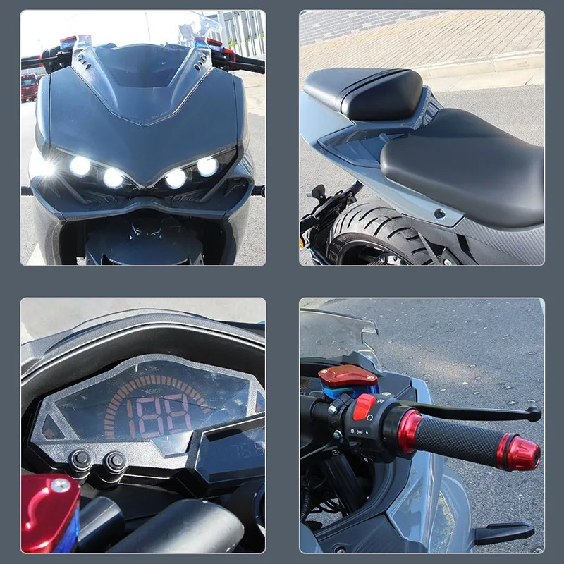2025 New Style 170km/h Long Range 72V60A Lithium Battery Electric Off-road Motorcycles Adult Electric Sportbikes Motorbike With - Image 4
