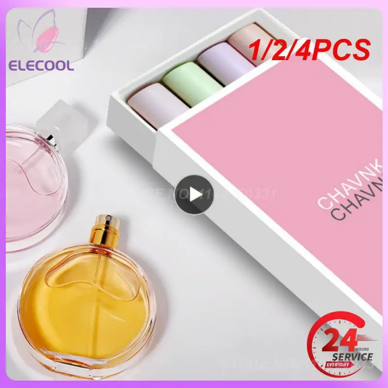 

1/2/4PCS Solid Perfume Fragrances for Women Long Lasting Portable Solid Perfume Fragrances Solid Stick Perfume