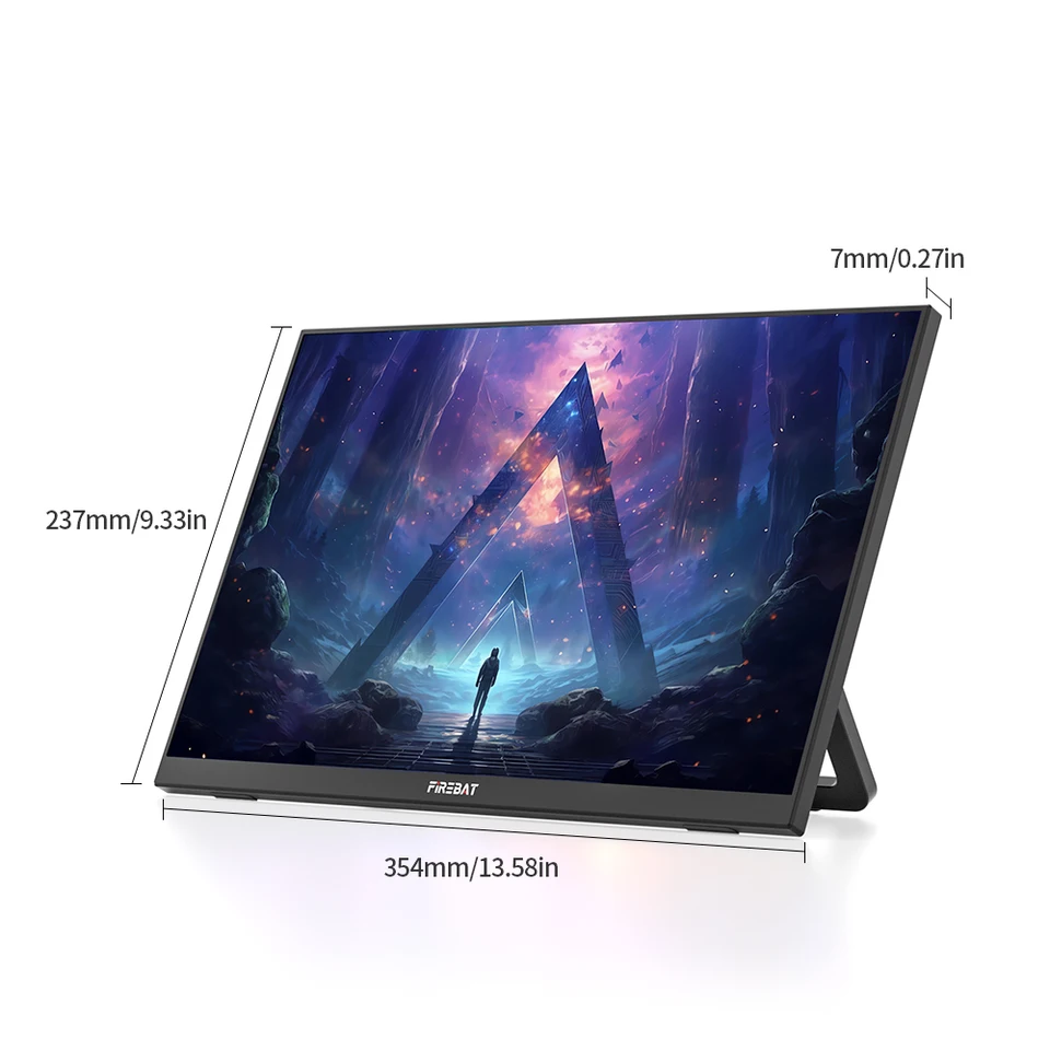 FIREBAT 16インチ モバイルモニター FB15 FIREBAT FB15 16-inch Portable Monitor 1920*1080 60Hz Refresh