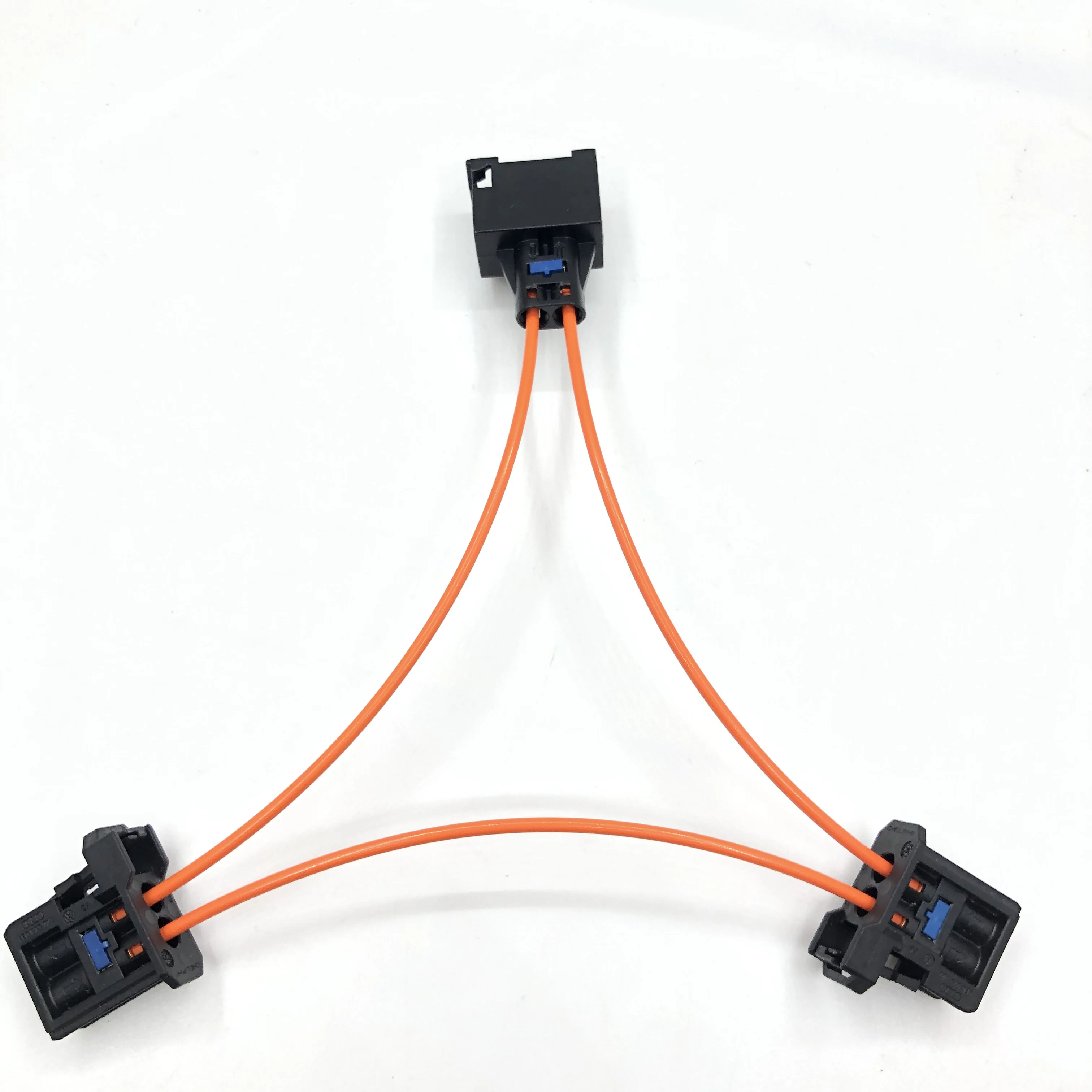 

1PCS/LOT A6L fiber line decoder Fiber two male and one female triangle MOST3G car host fiber