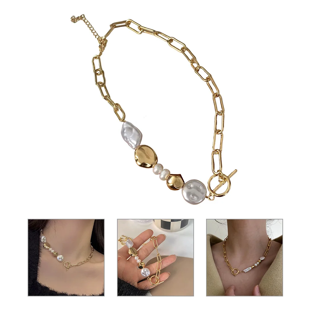 

Dainty Necklace Chunky Pearl Necklace Women Necklace Jewelry Pendant Necklace