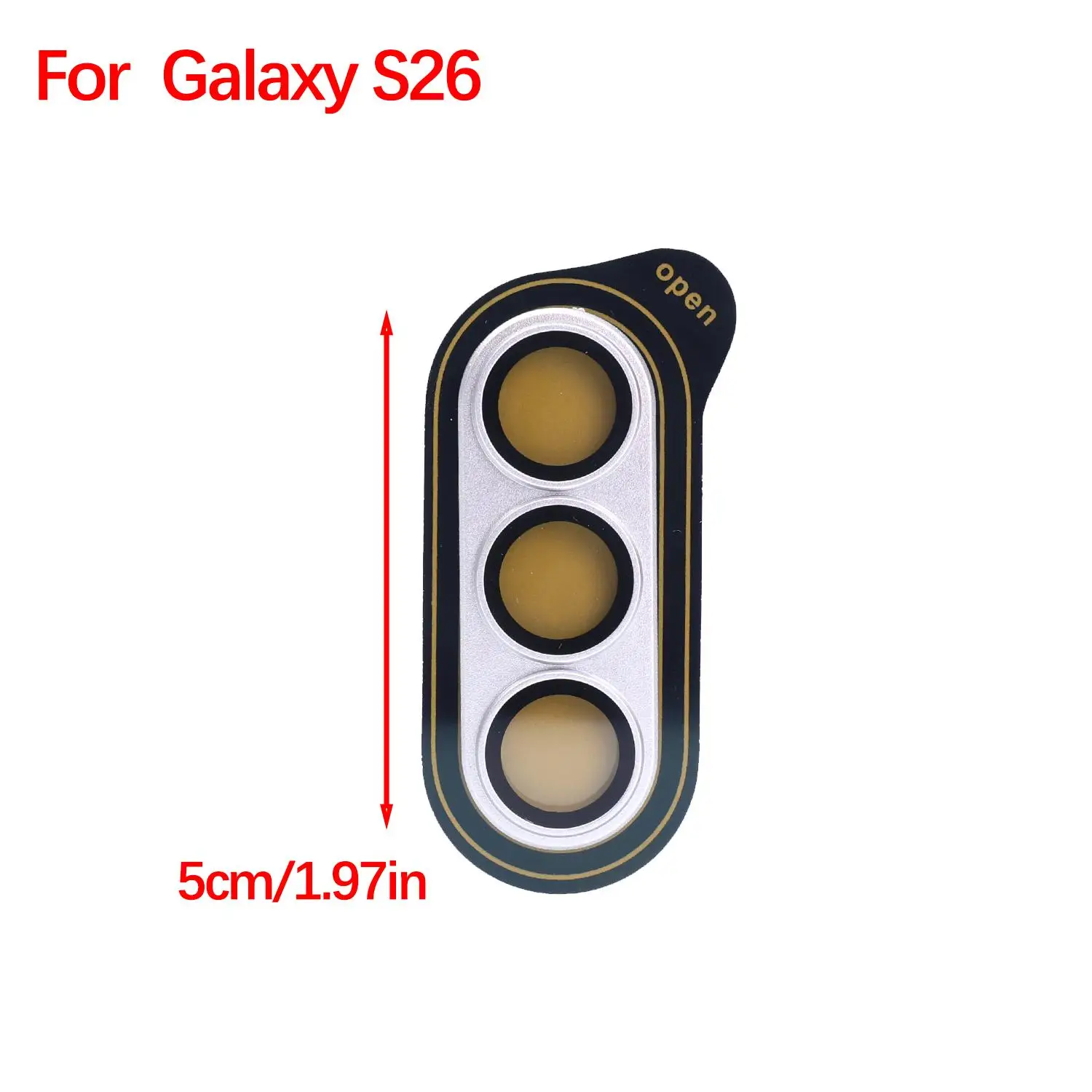 Premium Back Camera Protector - PMMA Hardness Lens Cover with Adhesive Films