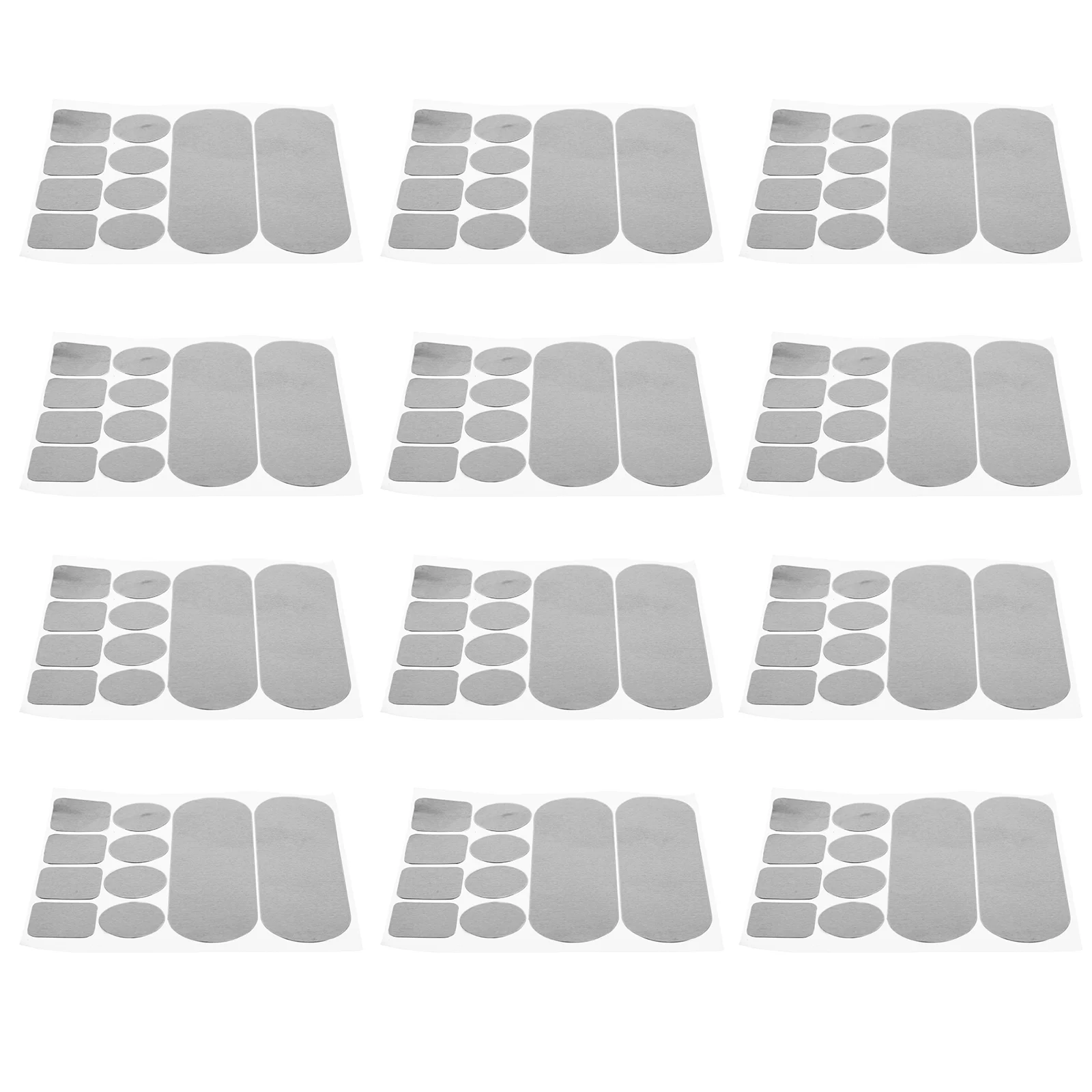 

12 Sheets 12pcs Kitchen Pot Leak Patching for Kitchenware Pipe Repair Water Proof Aluminum Accessory Sticker