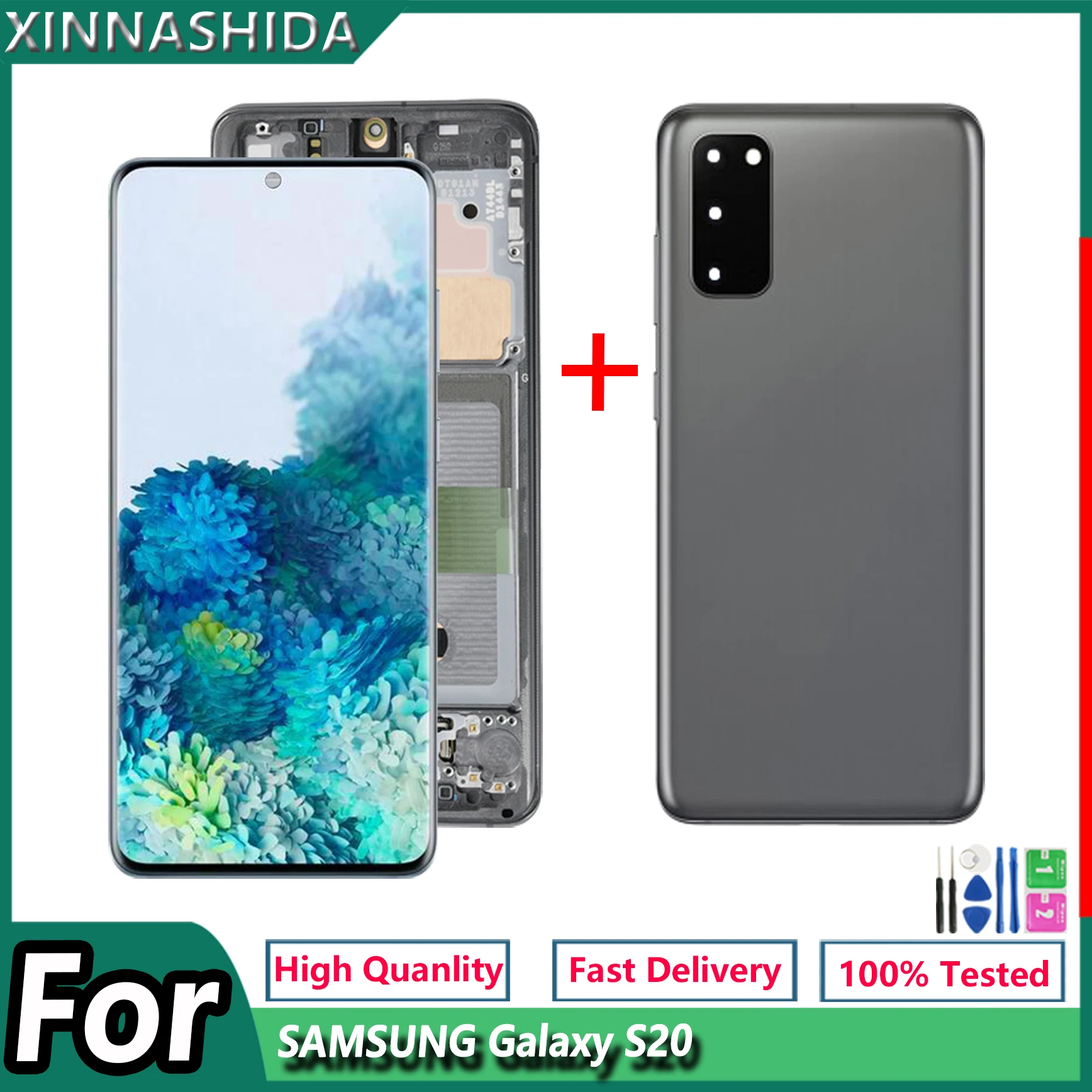 Lcd Touch Screen Digitizer For Samsung Galaxy S20 G980f G980f / Ds S20