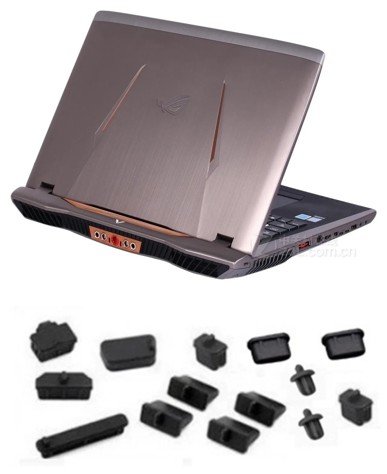 Пылезащитный черный силиконовый разъем для Asus ROG GX800 GX800VH FX707 FX706 FX506 FA506 GL704 GL704GW