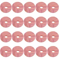 20 Pcs Natural Aromatic Cedar Wood Blocks Moth-proof Wardrobe Discs 20pc Balls Clothes Home Decor Strips Ring 1