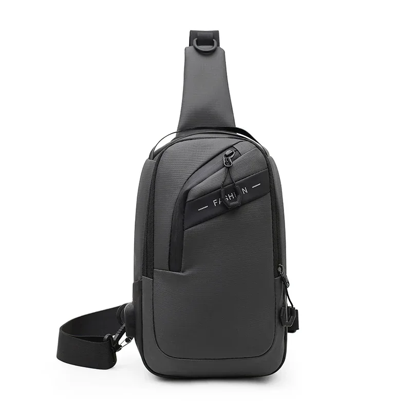 PU Fashion Hot Selling Waist Packs Zipper Solid Color Simple Casual Crossbody Bag Soft Versatile Commuting Chest Bag