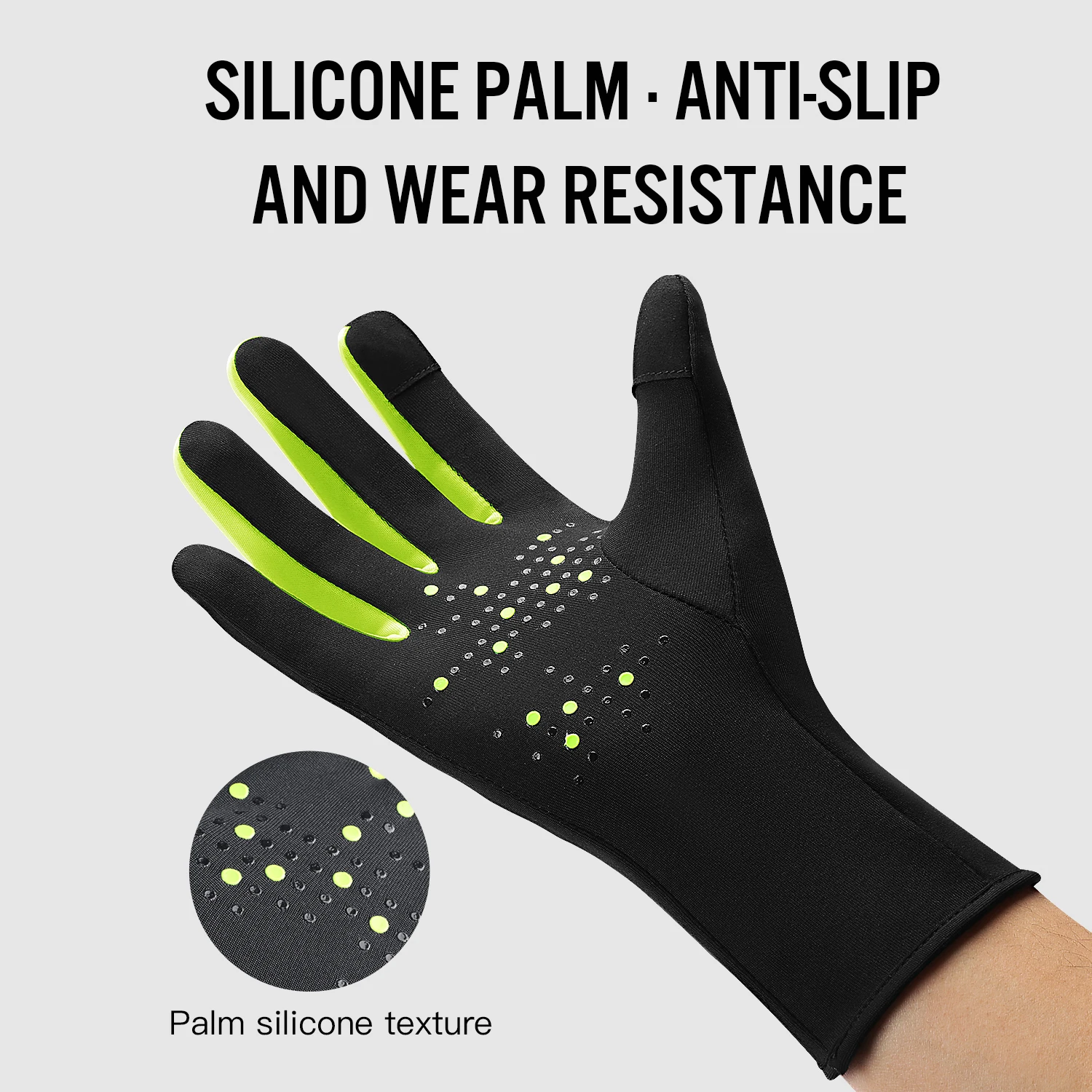 Outdoor Winter Cycling, Cold Proof, Warm Delivery, Men'S And Women'S Touch Screen With Fleece Riding And Running Gloves