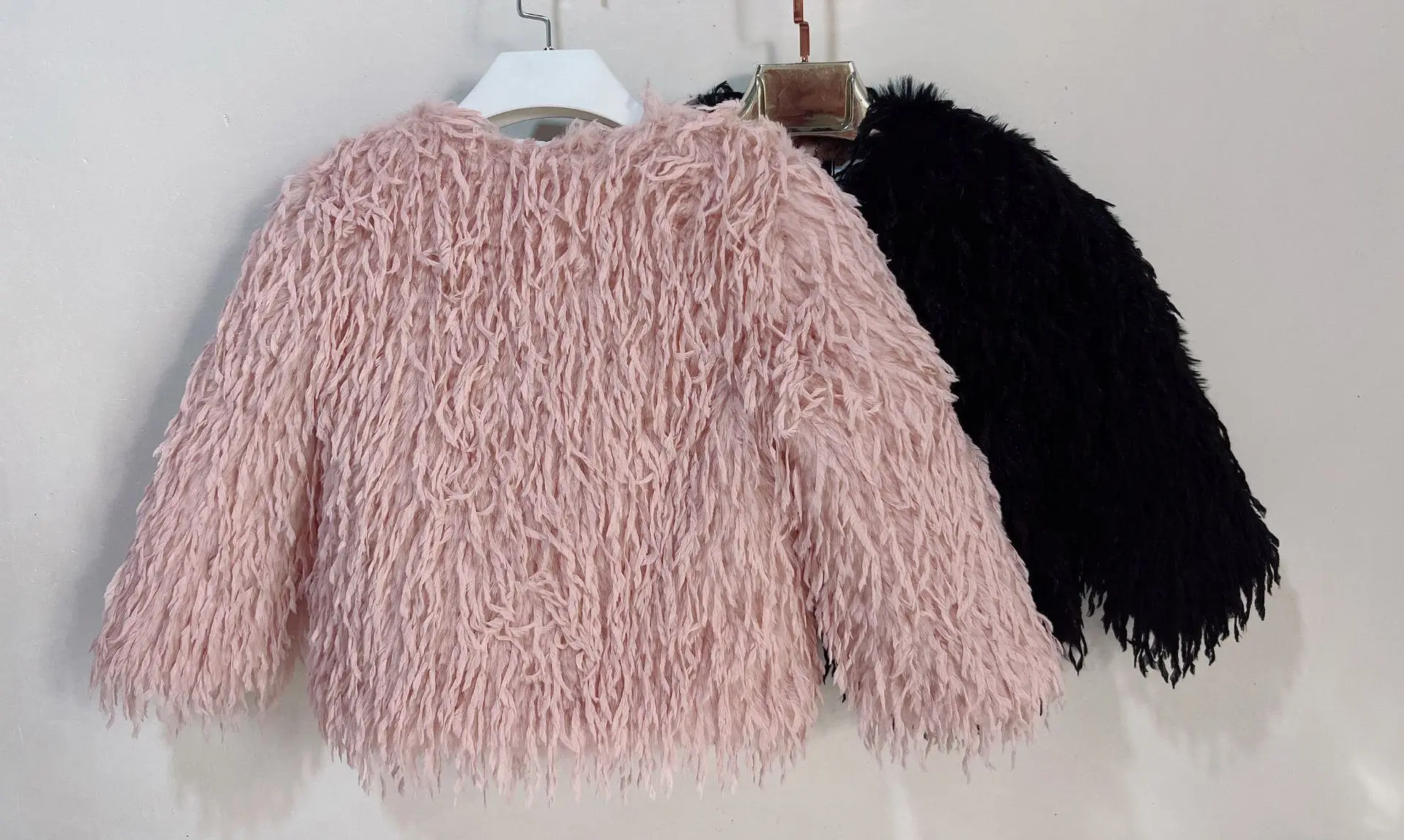 Children's jacket material close-up