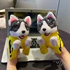 Kids Husky Kung Fu Gloves Toy Fighting Dog Boxing Hand Puppet Hand Finger Plush Doll Battle Party Social Strategy Tables Game 2