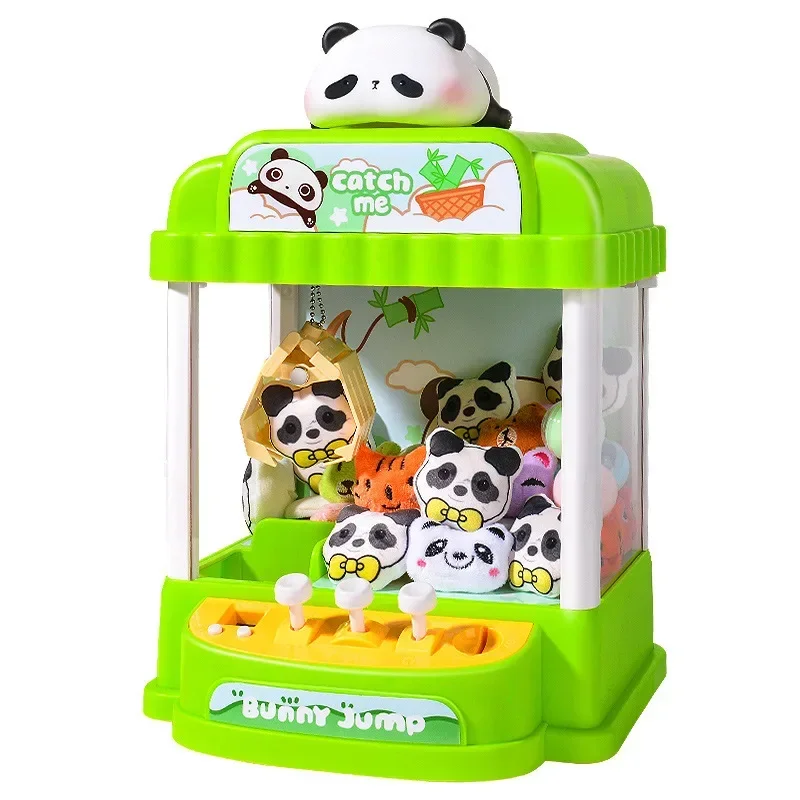 Children's Toys Claw Machine Panda Style UFO Catcher Small Household Gaming Devices Girl Birthday Gift Novelty Blind Box Machine 4