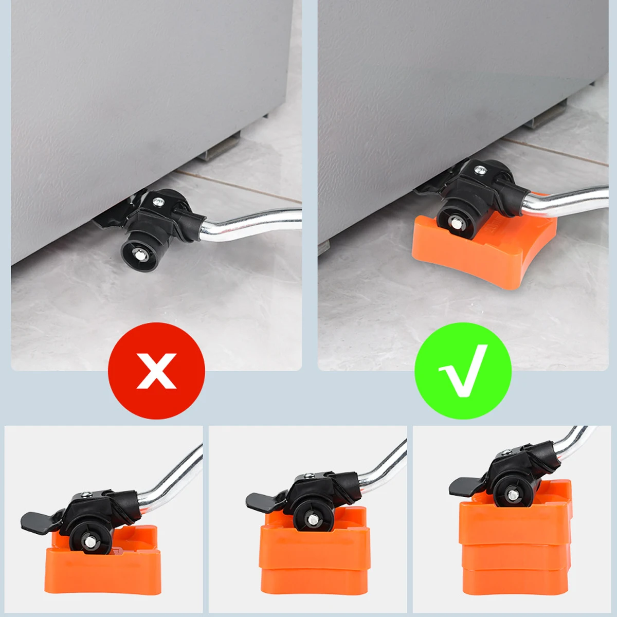 Professional Furniture Transport Lifter Tool Set 400KG Heavy Stuffs Furniture Mover Tool Mover Roller with Wheel Bar Moving Hand 3
