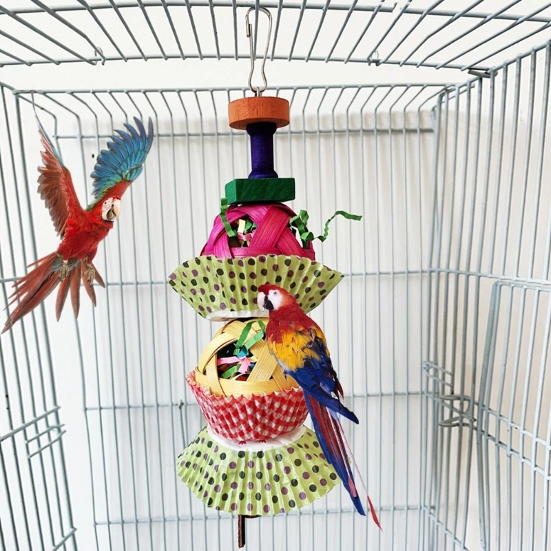 

Подвесная жевательная шлифовальная игрушка для маленьких животных, играющая в жевательную игрушку для птиц, жевательная игрушка