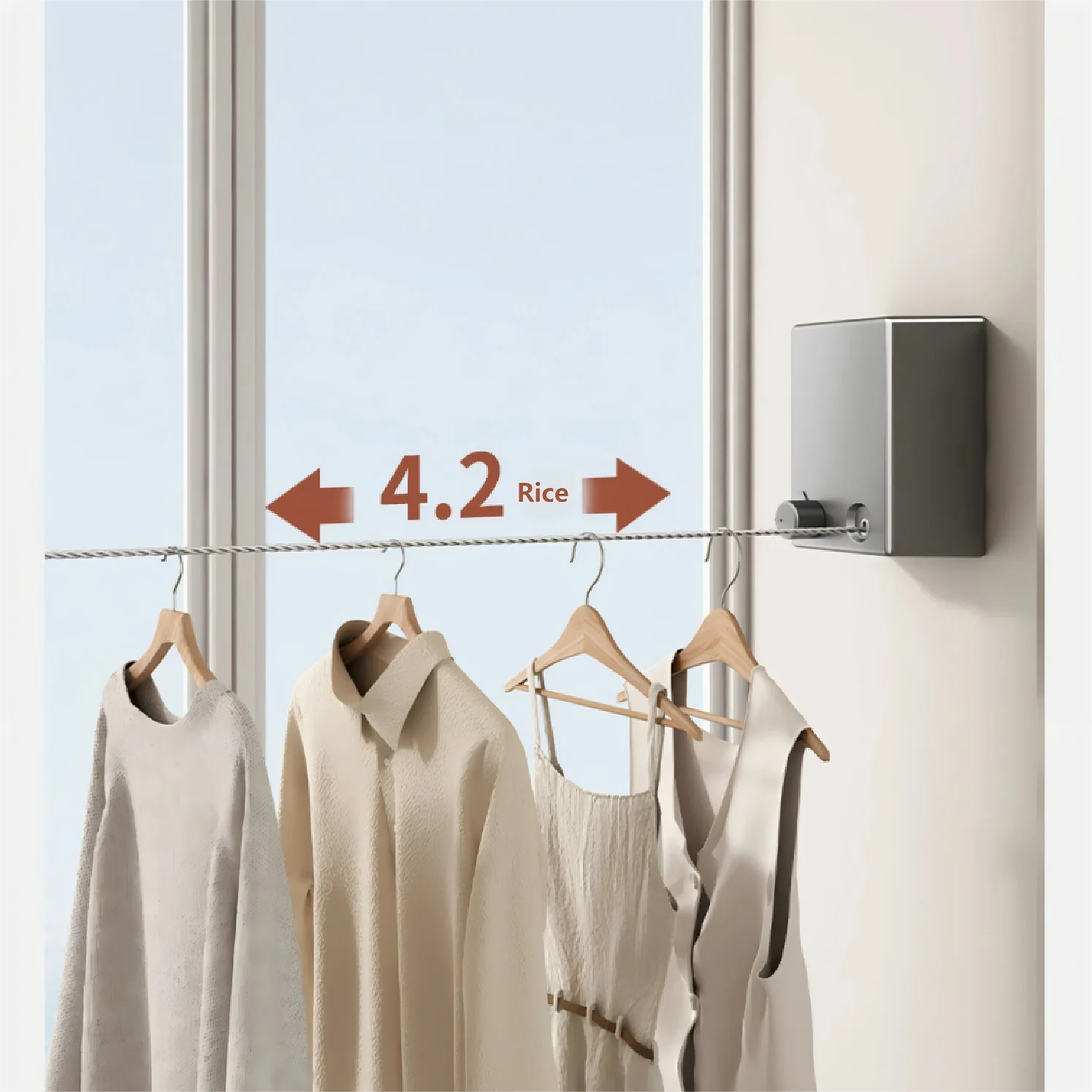 Retractable Clothes Dryer Stainless Seel Household
