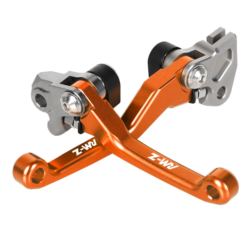 Palancas De Freno Y Embrague De Aluminio CNC Para Suzuki RM-Z 250/450 (2004-2018) - Plegables Y Resistentes