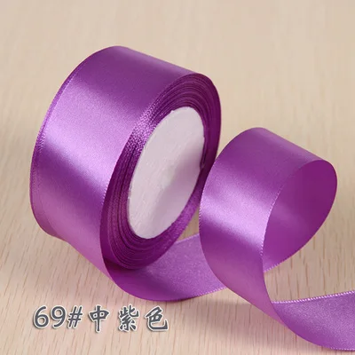 Elegant Silk Satin Ribbon - 25 Yard Roll for Weddings, Parties, and Holiday Decorations