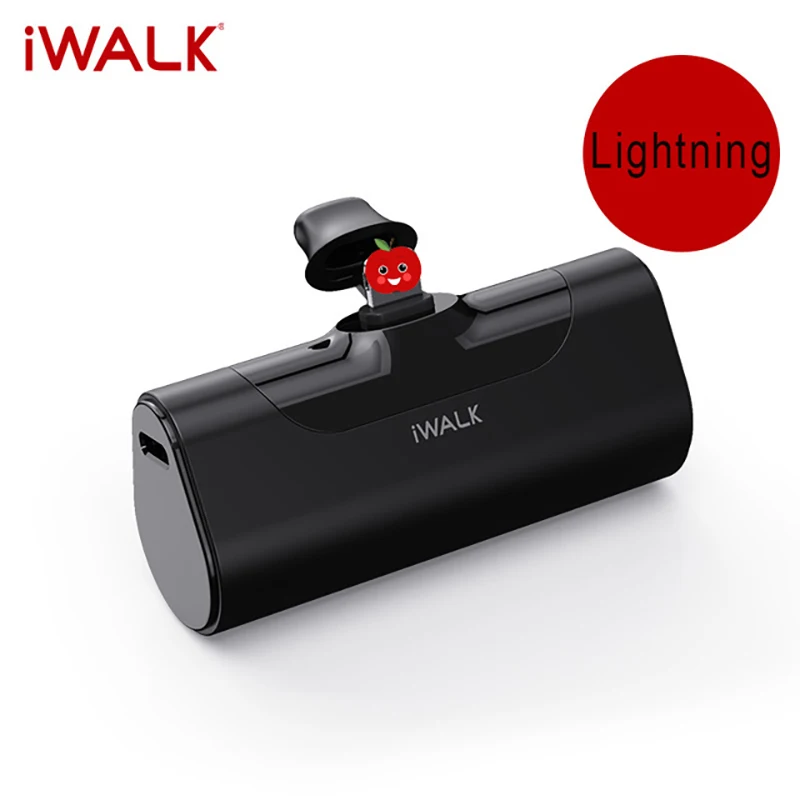 portable cell phone charger Iwalk Mini Power Bank 4500Mah Travel Portable Charger Business Type-C for apple interface Cute Powerbank For Xiaomi Phone usb c power bank Power Bank