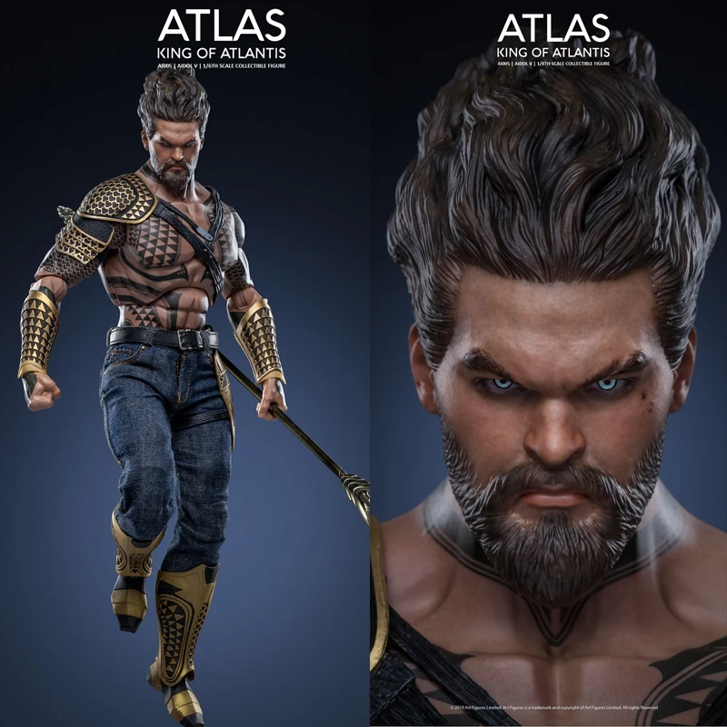 

Available Art Figures Atlas 1/6 Ai-005 Son Of The Sea King Action Figure 33cm Soldier Model Collect Desktop Ornaments Gifts