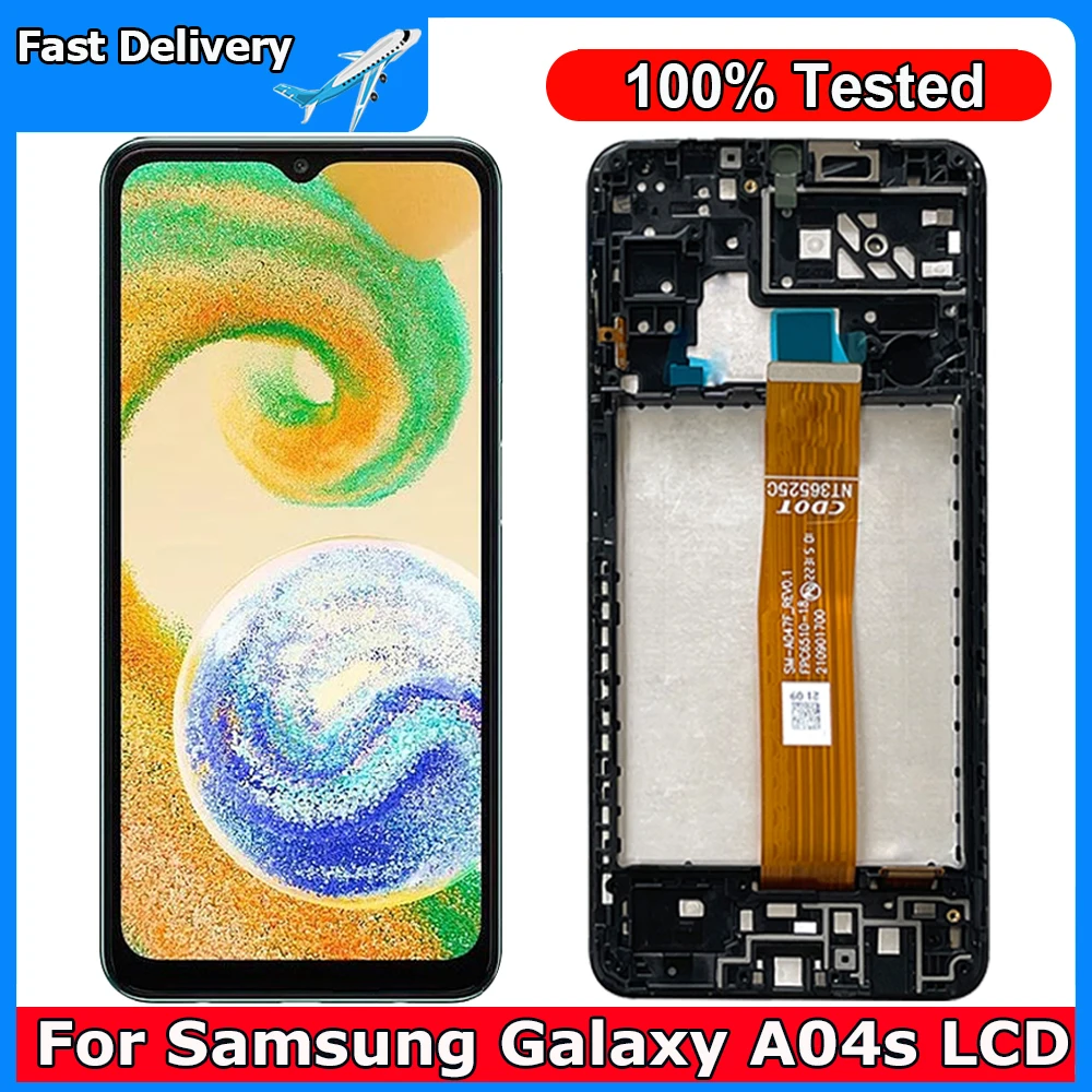 

6.5" Screen For Samsung Galaxy A04s LCD Display Touch Screen Sensor Digiziter Assembly Replace For Samsung Galaxy A04s A047 LCD