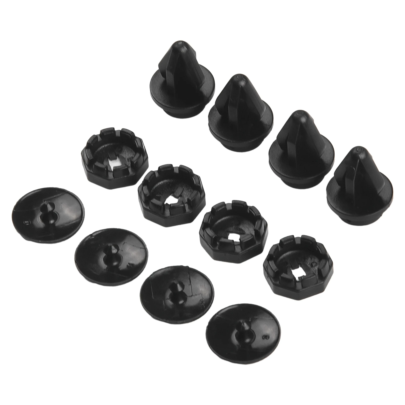 

Car Interior Clips Parcel Shelf Clips Auto Car 4 Pcs 799101KA0A 79916-1KA2A ABS Black For Infiniti ESQ 2010-2023
