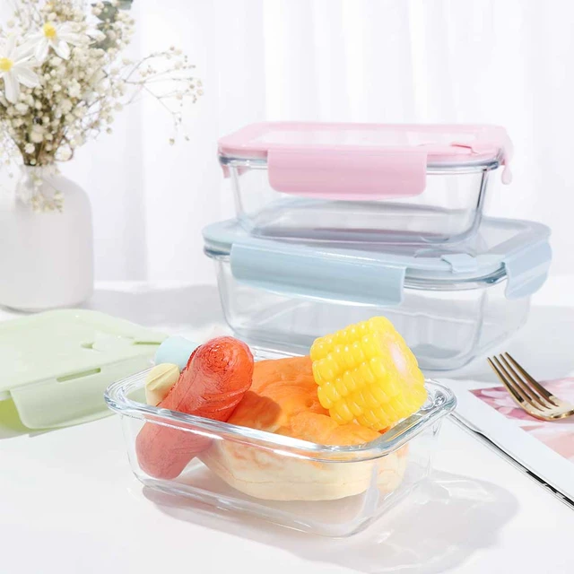 Freezer Dishwasher Extra Large Microwave Oven Safe Glass Lunch Box