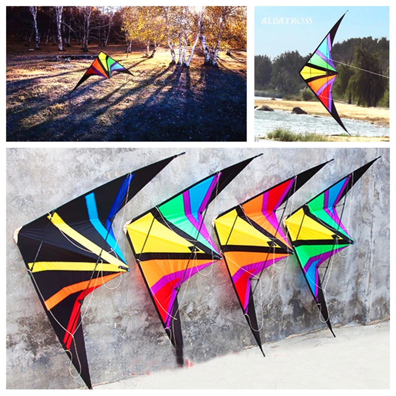 Free shipping dual line stunt kites flying power kites factory adults kites line kitesurfing full set power kite toy sport flies