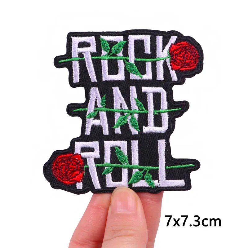 LOVE Heart Embroidered Iron On Patch Tattoo Sailor Jerry Rockabilly Punk - 65