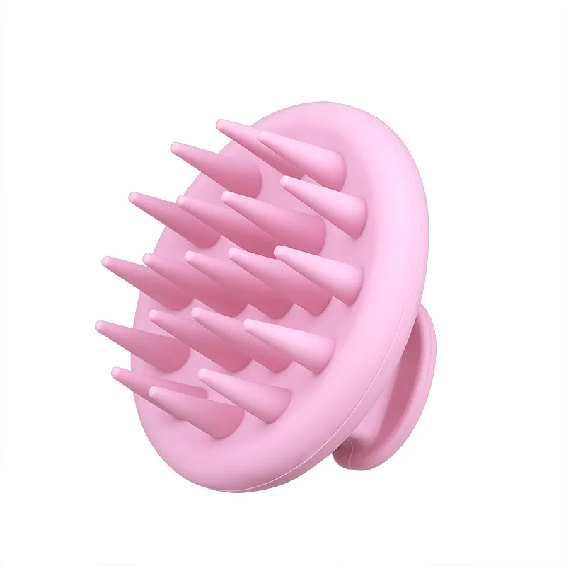 Silicone Shampoo Brush Head Scalp Massage Comb Hair Root Itching Clean The Scalp Thoroughly Body Massage Brush Bath Brush 4
