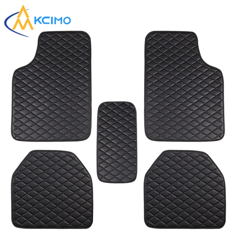 Universal PU Leather Car Floor Mats 1