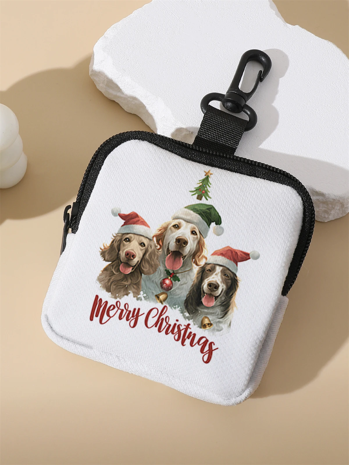 1 cartoon dog pattern large capacity coin wallet, digital printed coin wallet, and storage bag are ideal choices for gifts