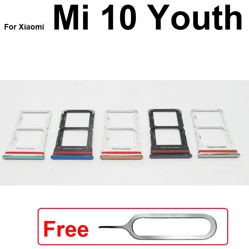 

Держатель слота для Sim-карты для Xiaomi Mi 10 Youth 5G M2002J9E M2002J9G