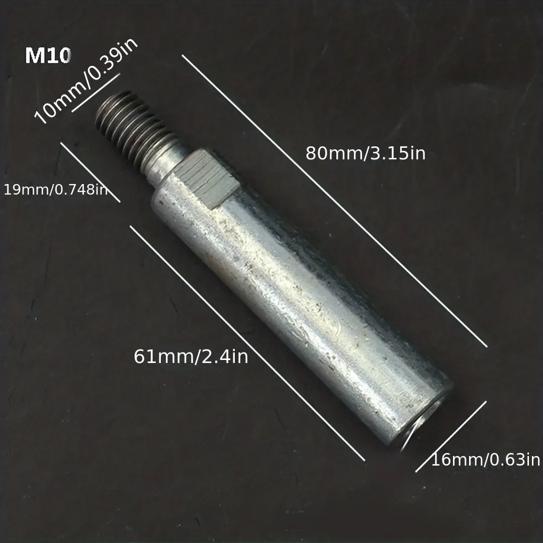 M10 Angle Grinder Extension Connecting Rod Adapter Rod 65mm 3pcs/Set