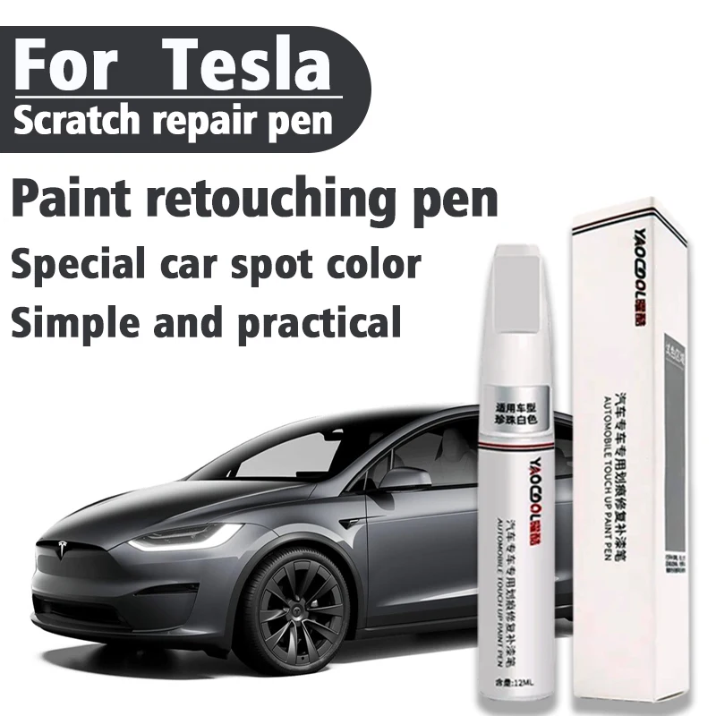 ForTeslaModel3YXSPaintRepairPenBlackPearlWhiteVarnishpen