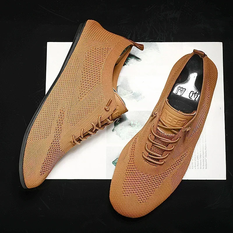 MAEDEF Männer Schuhe Flache Mesh Atmungsaktive Leichte Hause Hausschuhe männer Schuhe Männlichen Mode Klassische Casual Wanderschuhe – Detail 28