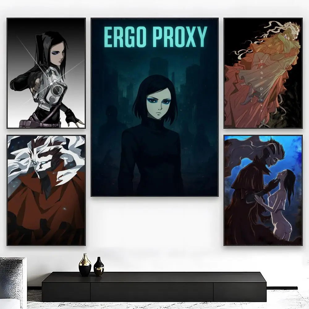 Cyberpunk Anime E-Ergo Proxy Poster - Stylish Wall Art