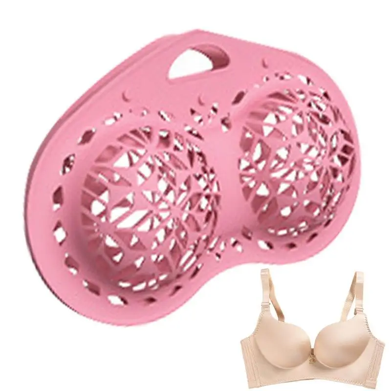 

Silicone Bra Washing Bag Embroidered Underwear Bras Anti deformation Lingerie Bags for Washer & Dryer Machines Protection