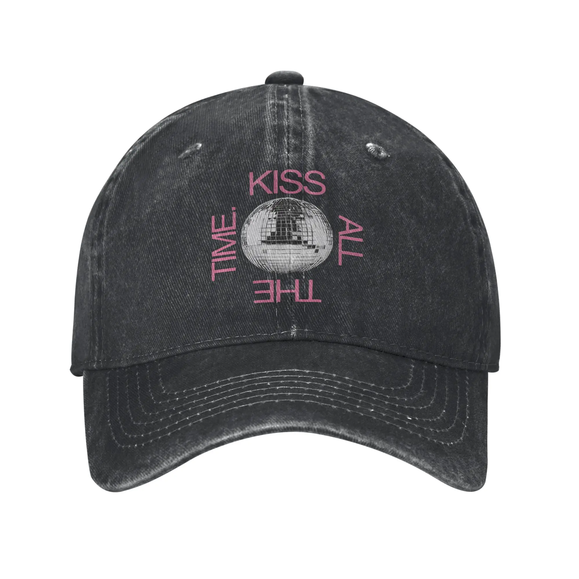 2026 Neueste H-Harry S-Styles Fan Kiss All the Time Casual Baseball Cap K-Pop Rock Trucker Hat Sommer Streetwear Baseball Caps