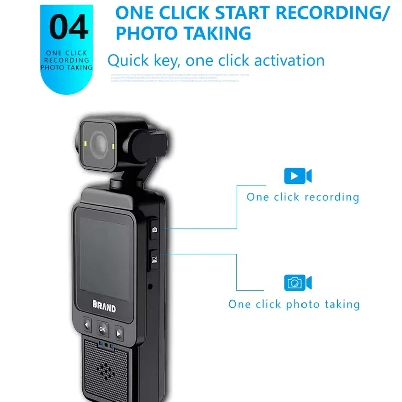 Caméra Action 360° 4K Étanche 30m avec Écran Tactile - WIFI 64Go