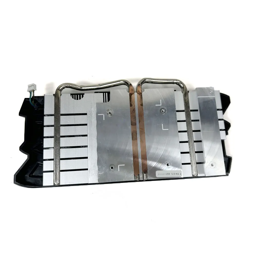 Cpu Gpu Fan para Amd Radeon Dissipador de Calor Tubos de Cobre rx 590 580 Tamanho 53 mm 53 mm Passo de Furos 590 - Imagem 4