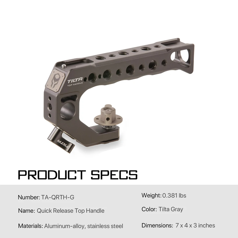 TILTA TA-QRTH Quick Release Top Handle Universal for Most Tiltaing