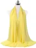 Nouveau foulard en mousseline uni pour femme, prêt-à-porter, hijab instantané, châle musulman, hijabs islamiques, écharpe arabe, foulards pour la tête