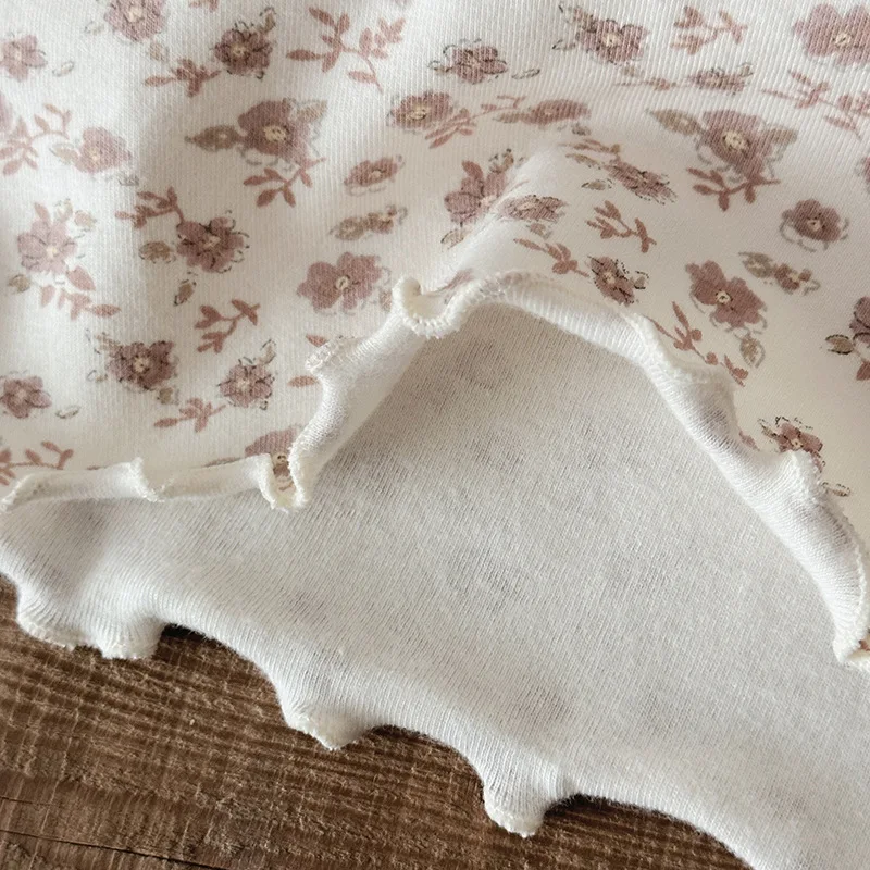 Girls Floral Pajamas Set