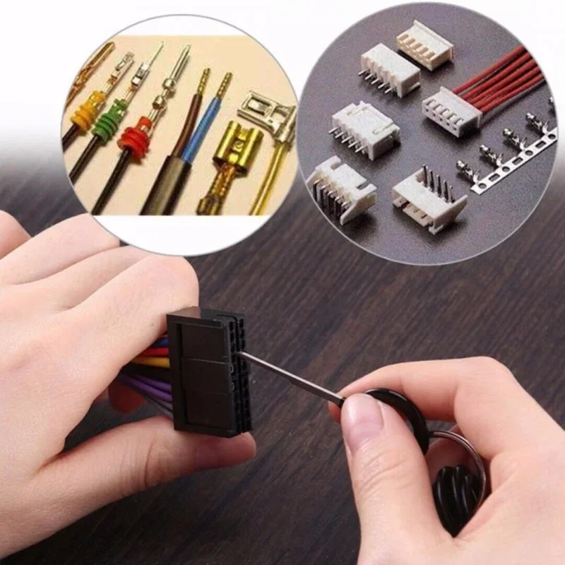 Car Terminal Removal Kit 11/18pcs Wire Plug Connector Extractor Puller Release Pin Extractor Set Terminal Plug Repair Tools