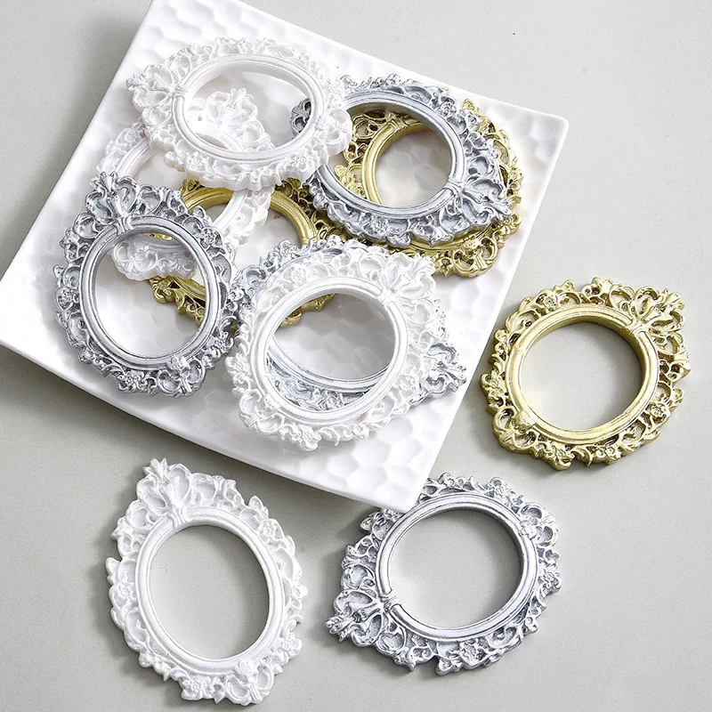 FrameSiliconeMoldsVintageResinOrnamentsPastryCakeDecorating