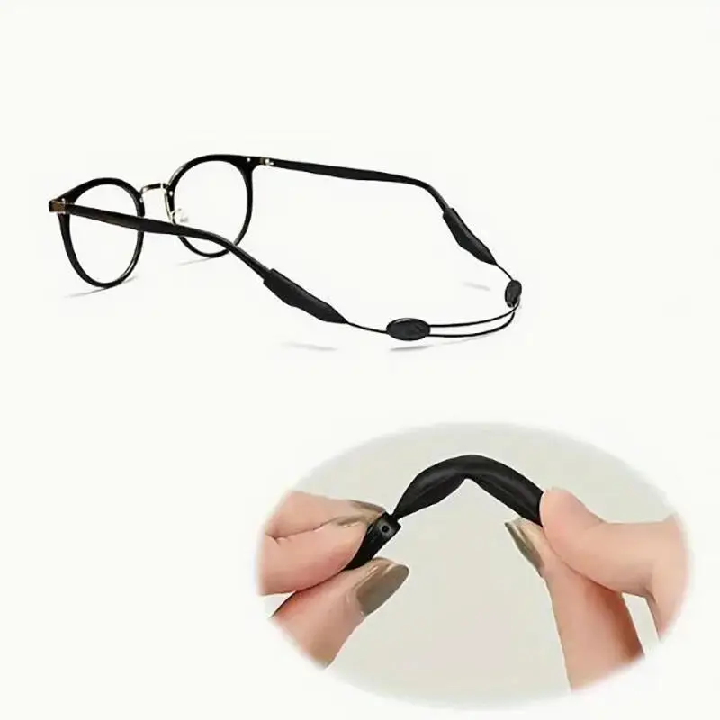 5pcs Eyewear Retainer Adjustable Anti-slip Universal Fit Eyeglass Lanyard Sports Sunglasses Unisex Holder Strap Lanyard