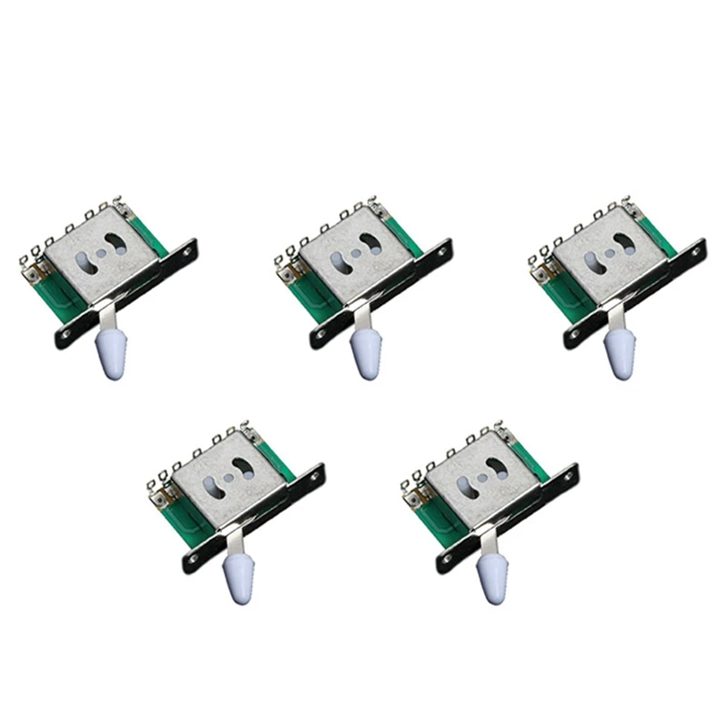 

5 Pcs 5 Way Pickup Selector Switch For Fender Tele Strat Replacement