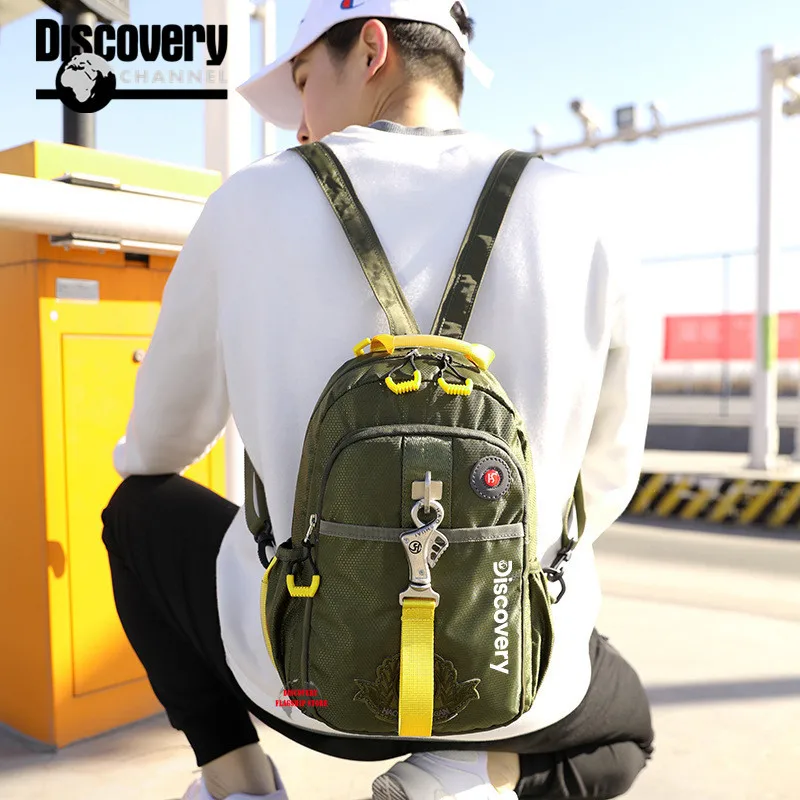 Discovery Shoulder Bag Travel Messenger Bag Nylon Waterproof Casual Outdoor  Travel Casual Bag Chest Bag Men's Sports Bag - AliExpress