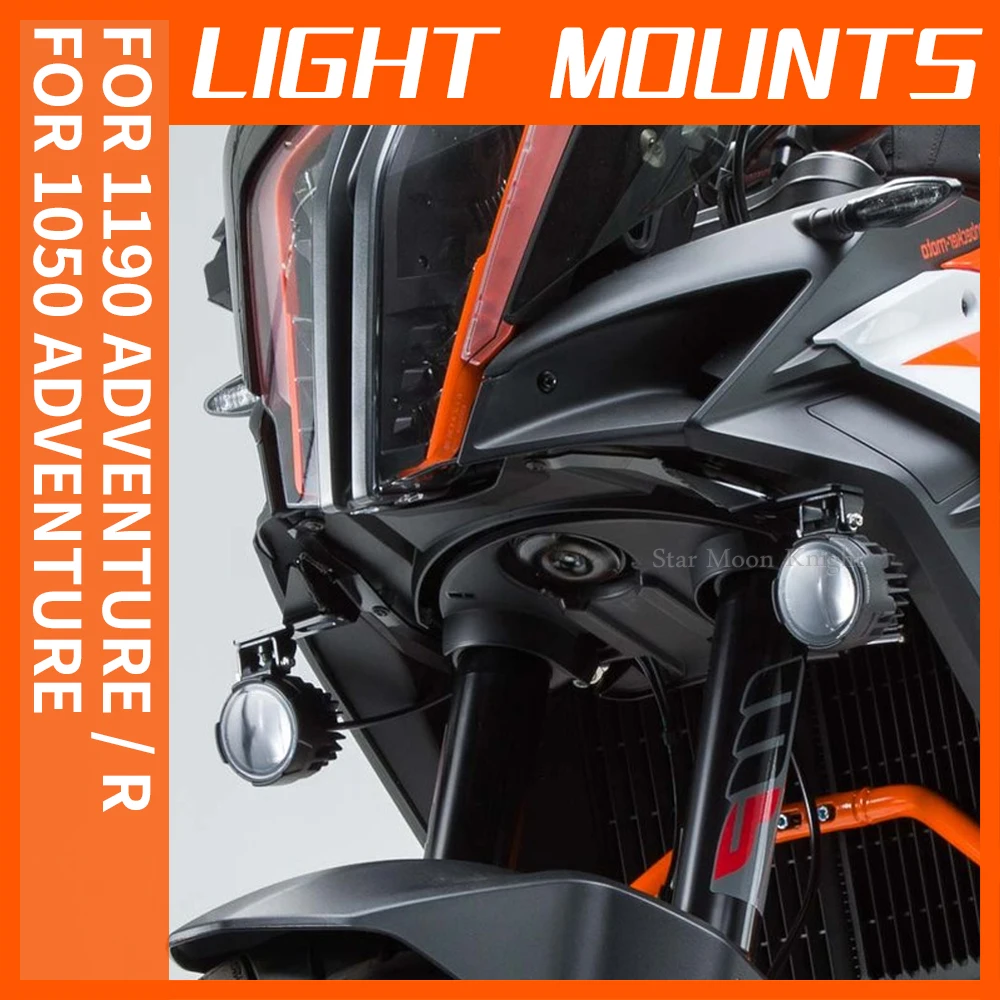 

For 1050 1190 Adventure R 2013 - 2016 Motorcycle Accessories Fog Lamp Spotlight Bracket Holder Spot Auxiliary Light Mount